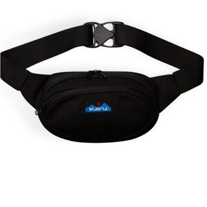 KAVU spectator sling Belt Bag black canvas